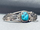 Native American Sleeping Beauty Turquoise Sterling Silver Bracelet-Nativo Arts