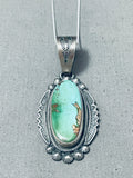 Important Vintage Native American Navajo Royston Turquoise Sterling Silver Necklace