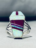 *in Memory Of* Native American Navajo Opal Sugilite Sterling Silver Ring-Nativo Arts