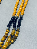 The Best Vintage Native American Navajo Tiger's Eye Sterling Silver Inlay Necklace-Nativo Arts