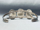 Amazing Domed Lapis Vintage Native American Navajo Sterling Silver Bracelet-Nativo Arts