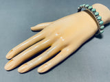 Extraordinary Native American Navajo Turquoise Sterling Silver Signed Doug Etcitty Bracelet-Nativo Arts
