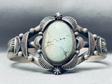 Randy Boyd Vintage Native American Navajo Dry Creek Turquoise Sterling Silver Bracelet-Nativo Arts
