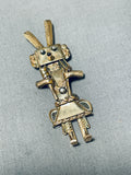Tremendous Vintage Native American Navajo 12kgf Kachina Pendant-Nativo Arts