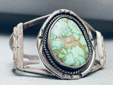 Quality Alert!! Vintage Native American Navajo Carico Lake Turquoise Sterling Silver Bracelet-Nativo Arts