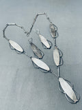 Fab Vintage Native American Zuni Sleeping Beauty Turquoise Sterling Silver Necklace-Nativo Arts