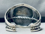 One Of The Best Ever Vintage Native American Navajo Pearl Sterling Silver Bracelet-Nativo Arts