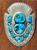Arrowhead Protector Vintage Native American Navajo Turquoise Sterling Silver Ketoh Bracelet-Nativo Arts