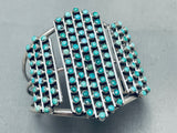 The Best Vintage Navajo Snake Eyes Turquoise Sterling Silver Bracelet-Nativo Arts