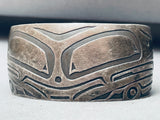 Bennard Frances Dallasvuyaoma Native American Hopi Sterling Silver Bracelet-Nativo Arts