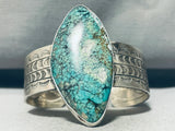 Towering Spiderweb Native American Navajo Turquoise Sterling Silver Bracelet Cuff-Nativo Arts