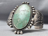 One Of The Best Vintage Native American Navajo Early Royston Turquoise Sterling Silver Bracelet-Nativo Arts