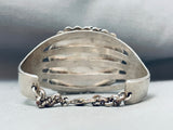 The Best Earthstone Agate Turquoise Vintage Native American Navajo Sterling Silver Bracelet-Nativo Arts