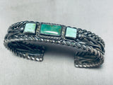 Early 1900's!!!!! Vintage Native American Navajo Cerrillos Turquoise Bracelet Cuff-Nativo Arts