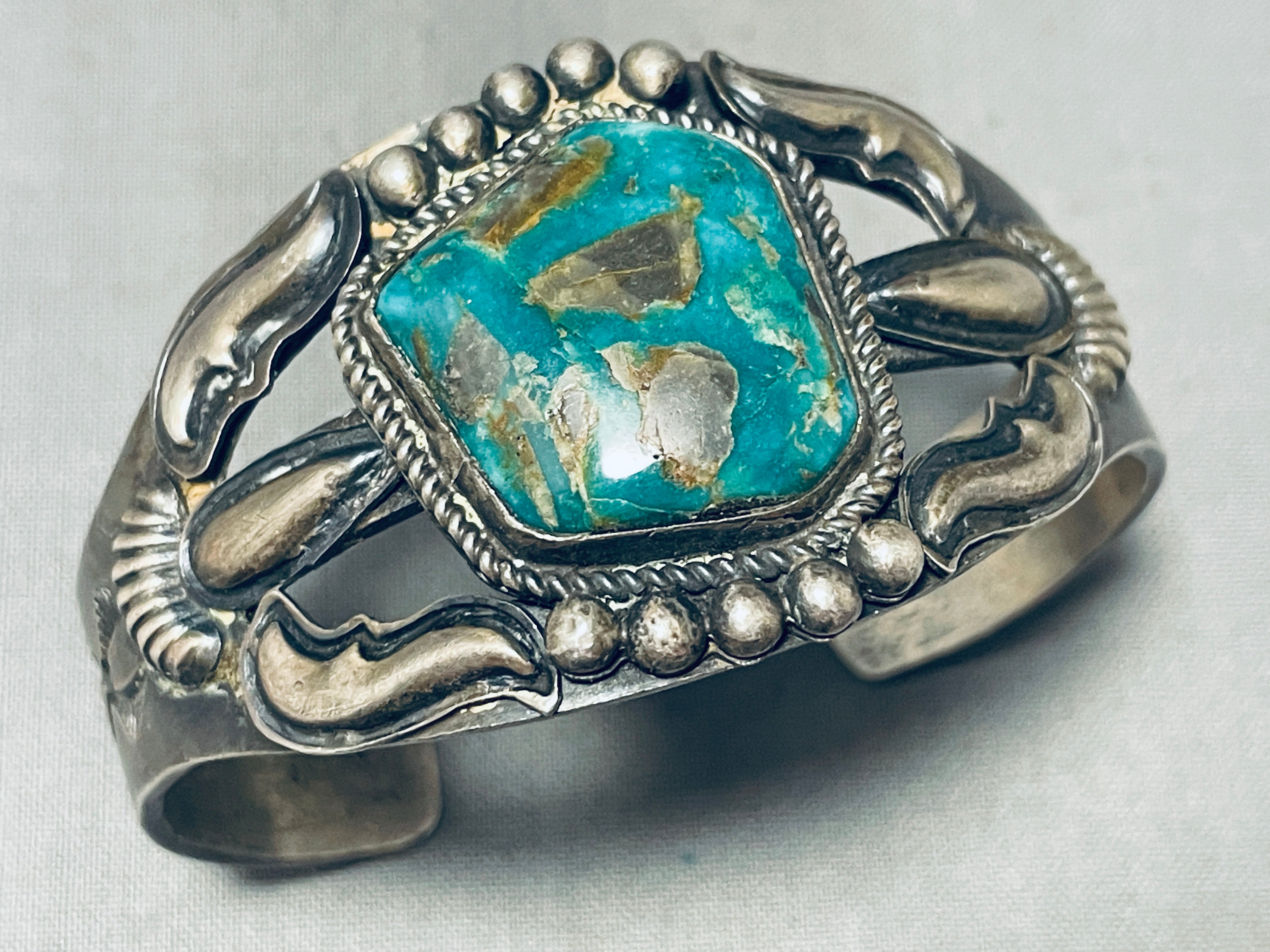 Important Kirk Smith (d) Vintage Native American Navajo Turquoise
