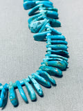 Tears Of Joy!!! Vintage Native American Navajo Turquoise Sterling Silver Necklace-Nativo Arts