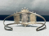 Beautiful & Intricate Vintage Native American Zuni Turquoise Sterling Silver Bracelet-Nativo Arts