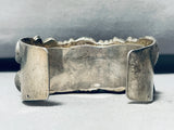 One Of The Finest Vintage Native American Navajo Turquoise Inlay Sterling Silver Bracelet-Nativo Arts