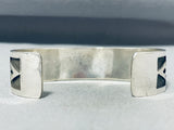 Fred Douglas Native American Navajo Sterling Silver Bracelet-Nativo Arts