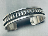 104 Grams Powerful Big Bear Native American Navajo Sterling Silver Bracelet Cuff-Nativo Arts