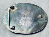 Heavy Vintage 108 Grams Bear Sterling Silver Bear Buckle Old-Nativo Arts