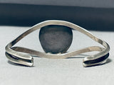 Incredible Vintage Native American Navajo Green Turquoise Sterling Silver Bracelet-Nativo Arts