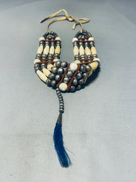 Rare Classic Vintage Native American Navajo Sterling Silver Tassle