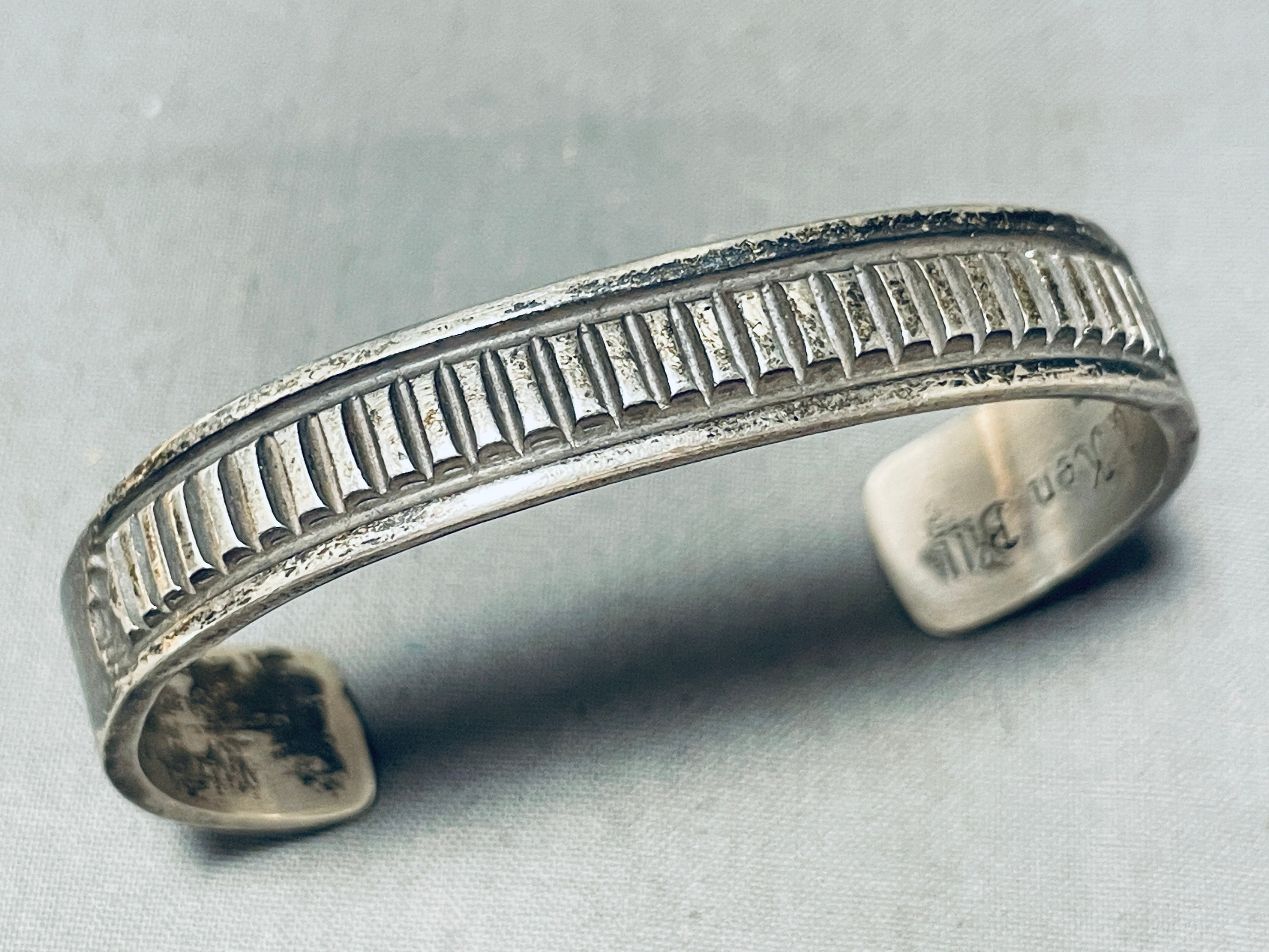Mary And Ken Bill Vintage Native American Navajo Sterling Silver