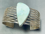 Rivers Of Water Cuff Native American Navajo Turquoise Sterling Silver Bracelet-Nativo Arts