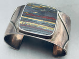 Desert Layer Stone Vintage Southwest Sterling Silver Bracelet-Nativo Arts