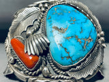 148 Grams Museum Worthy Vintage Native American Navajo Turquoise Sterling Silver Bracelet-Nativo Arts
