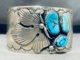 Important Pete Family Vintage Native American Navajo Turquoise Sterling Silver Bracelet-Nativo Arts