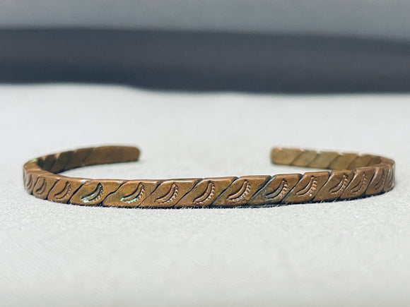 Special Vintage Native American Navajo Copper Bracelet-Nativo Arts