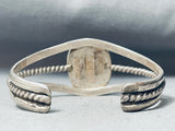 Crazy Spiderweb!! Vintage Native American Navajo Turquoise Sterling Silver Bracelet-Nativo Arts
