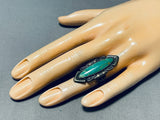 Fabulous Vintage Native American Navajo Royston Turquoise Sterling Silver Ring-Nativo Arts
