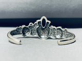 Native American Family Of Pottery Vintage Sterling Silve Rintricate Bracelet-Nativo Arts