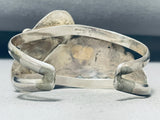 One Of The Most Unique Ever Vintage Navajo Turquoise Sterling Silver Bracelet-Nativo Arts