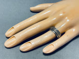 Important Vintage Native American Navajo 14k Gold Sterling Silver Ring-Nativo Arts