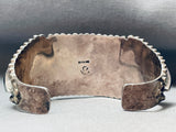 One Of The Most Intricate Ever Vintage Southwest Sterling Silver Bracelet-Nativo Arts