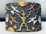 The Best Vintage Santo Domingo Sterling Silver Copper Gold Bracelet-Nativo Arts