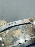One Of The Most Unique Ever Vintage Navajo Turquoise Sterling Silver Bracelet-Nativo Arts