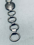 Orville Tsinnie Important Vintage Native American Navajo Hand Tooled Sterling Silver Concho Belt-Nativo Arts