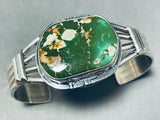 Damale Turquoise!! Vintage Native American Navajo Sterling Silver Rare Bracelet-Nativo Arts