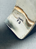 Freddy Douglas Native American Navajo Sterling Silver Denver Broncos Bracelet-Nativo Arts