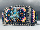 One Of The Most Intricate Ever Vintage Southwest Sterling Silver Bracelet-Nativo Arts