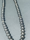 Gorgeous Vintage Native American Navajo Sterling Silver Concho Necklace-Nativo Arts