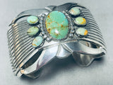 One Of The Finest Vintage Native American Navajo Royston Turquoise Sterling Silver Bracelet-Nativo Arts