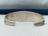 Hearts Of Inlay Vintage Turquoise Sterling Silver Bracelet Cuff-Nativo Arts