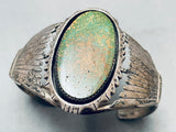 Superior Vintage Native American Navajo Royston Turquoise Sterling Silver Bracelet-Nativo Arts