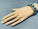 Very Rare Damale!! Vintage Native American Navajo Sterling Silver Bracelet-Nativo Arts